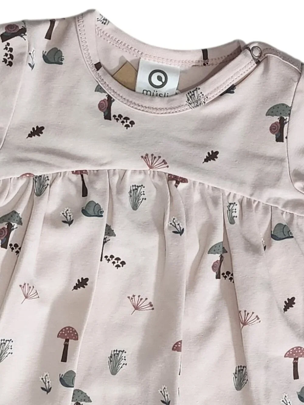 MUSLI of Denmark - GOTS Organic Cotton Baby Dress Made in Ukraine size 3/6m